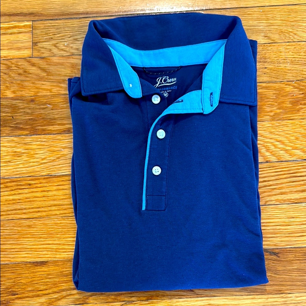 J. Crew Blue Polo Shirt Classic Style